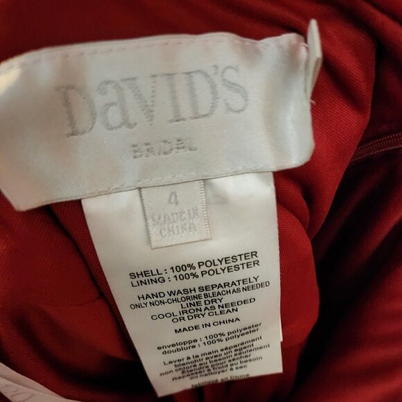 Formal Red Dress. Wedding. Prom. Homecoming, Etc. - Picture 3 of 3